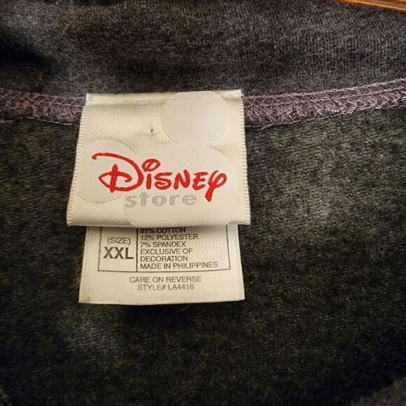 Disney store grumpy full zip sweatshirt adult Size XXL - Picture 3 of 3